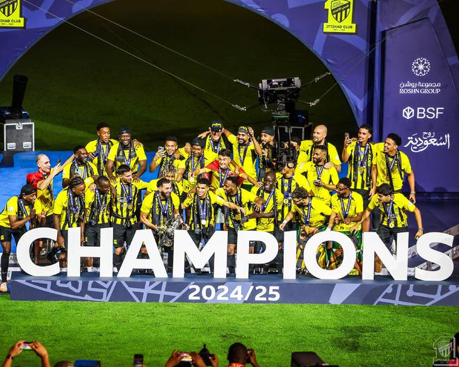 沙特聯(lián)賽收官：吉達聯(lián)合奪冠，晉級亞冠聯(lián)賽。新月、吉達國民同入。