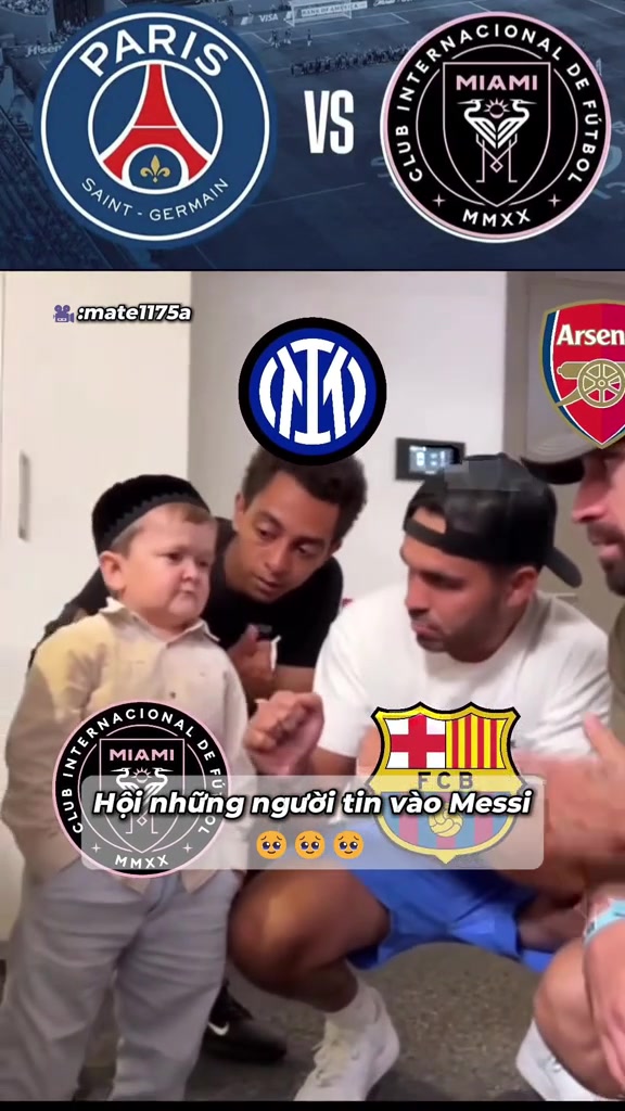 網(wǎng)友整活國(guó)米巴薩都指望邁阿密國(guó)際給大巴黎點(diǎn)顏色瞧瞧
