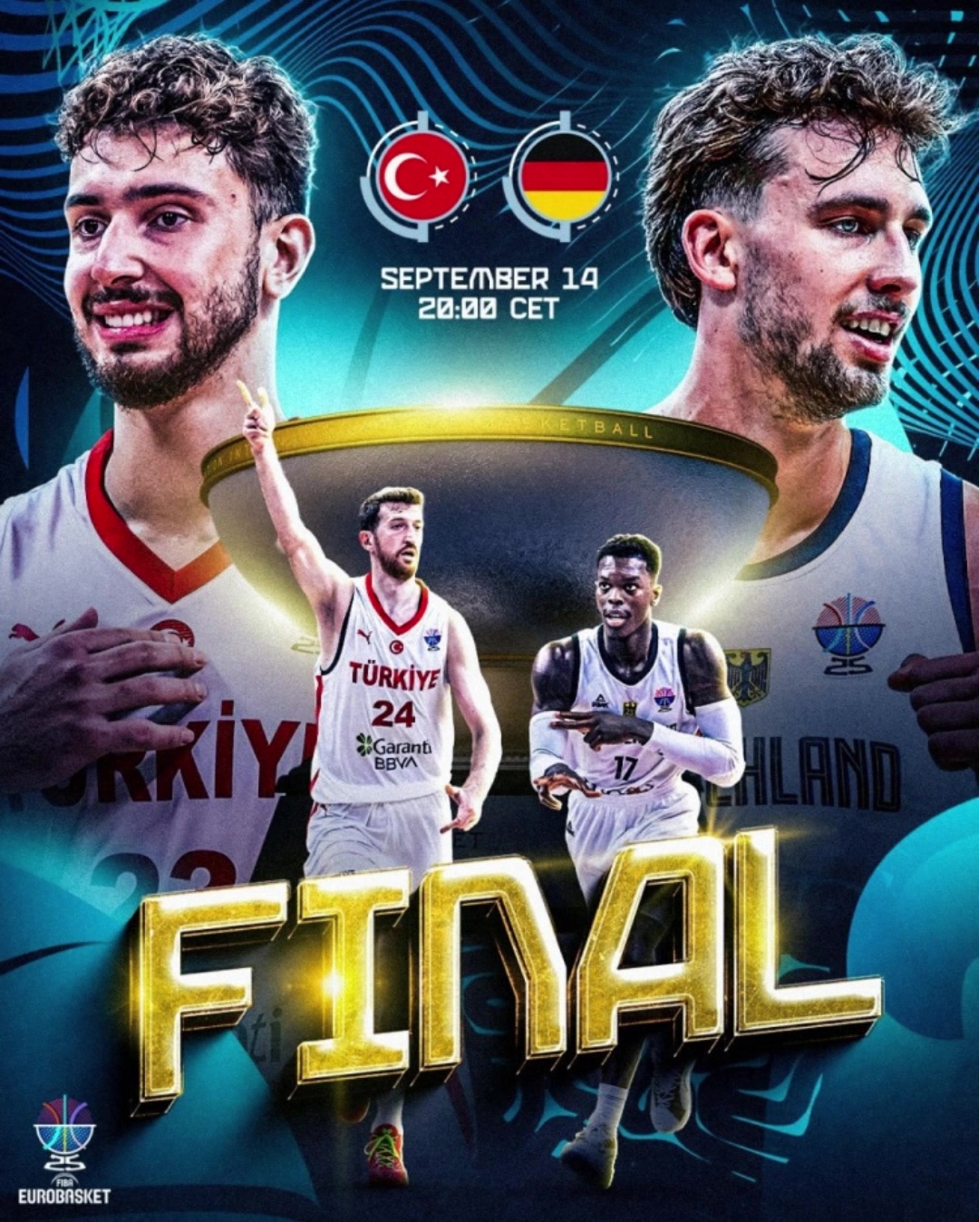 德國88-83擊敗土耳其全勝奪冠施羅德1612 申京28分 德國88-83擊敗土耳其全勝奪冠施羅德1612 申京28分